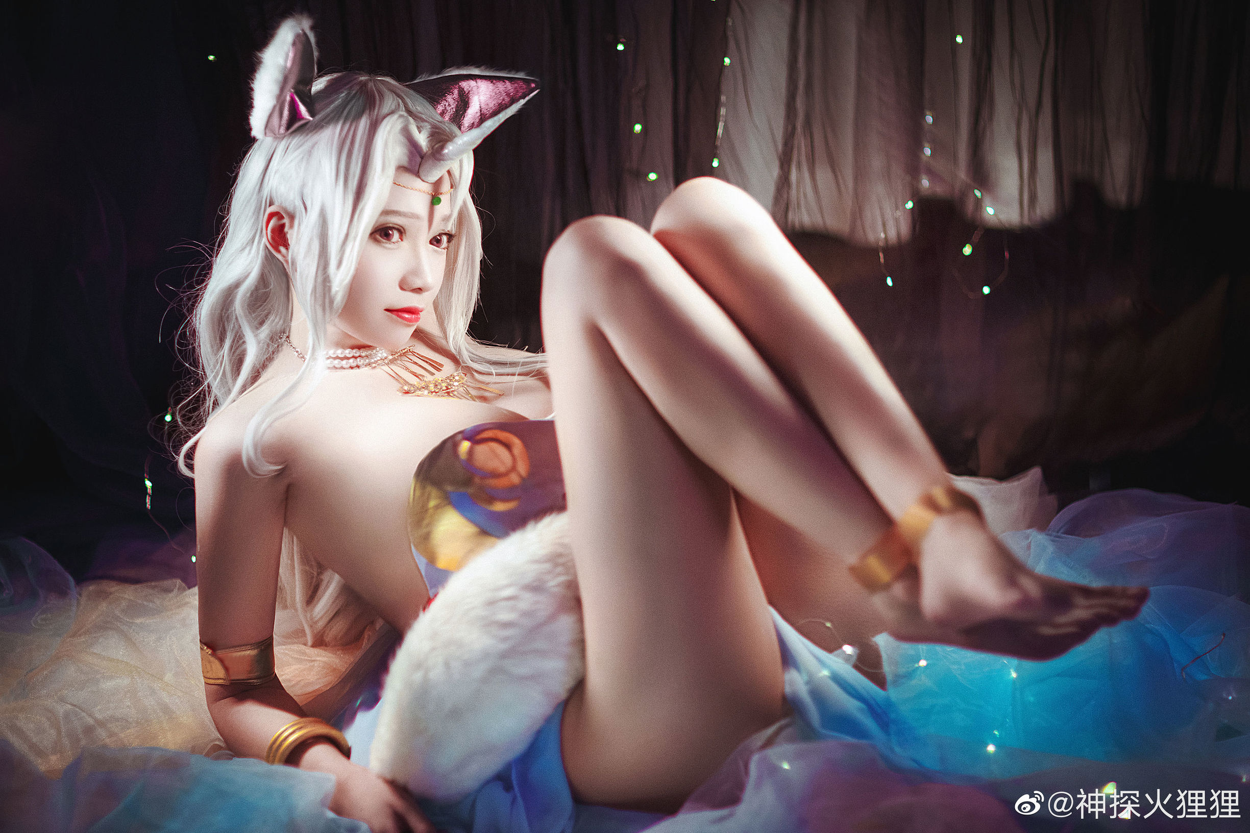 [Cosplay写真]动漫博主神探火狸狸诺拉沐恩睡衣(双生视界)插图6